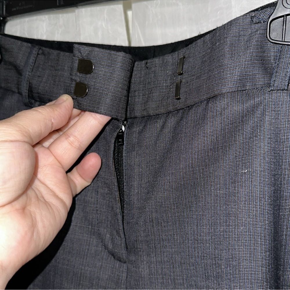 Anne Klein 4P Gray Wool Blend Proffesional Blazer Pant Suit - Picture 10 of 16